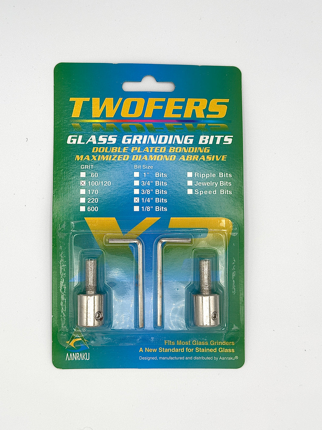 GRINDING BITS -  TWOFERS 1/4