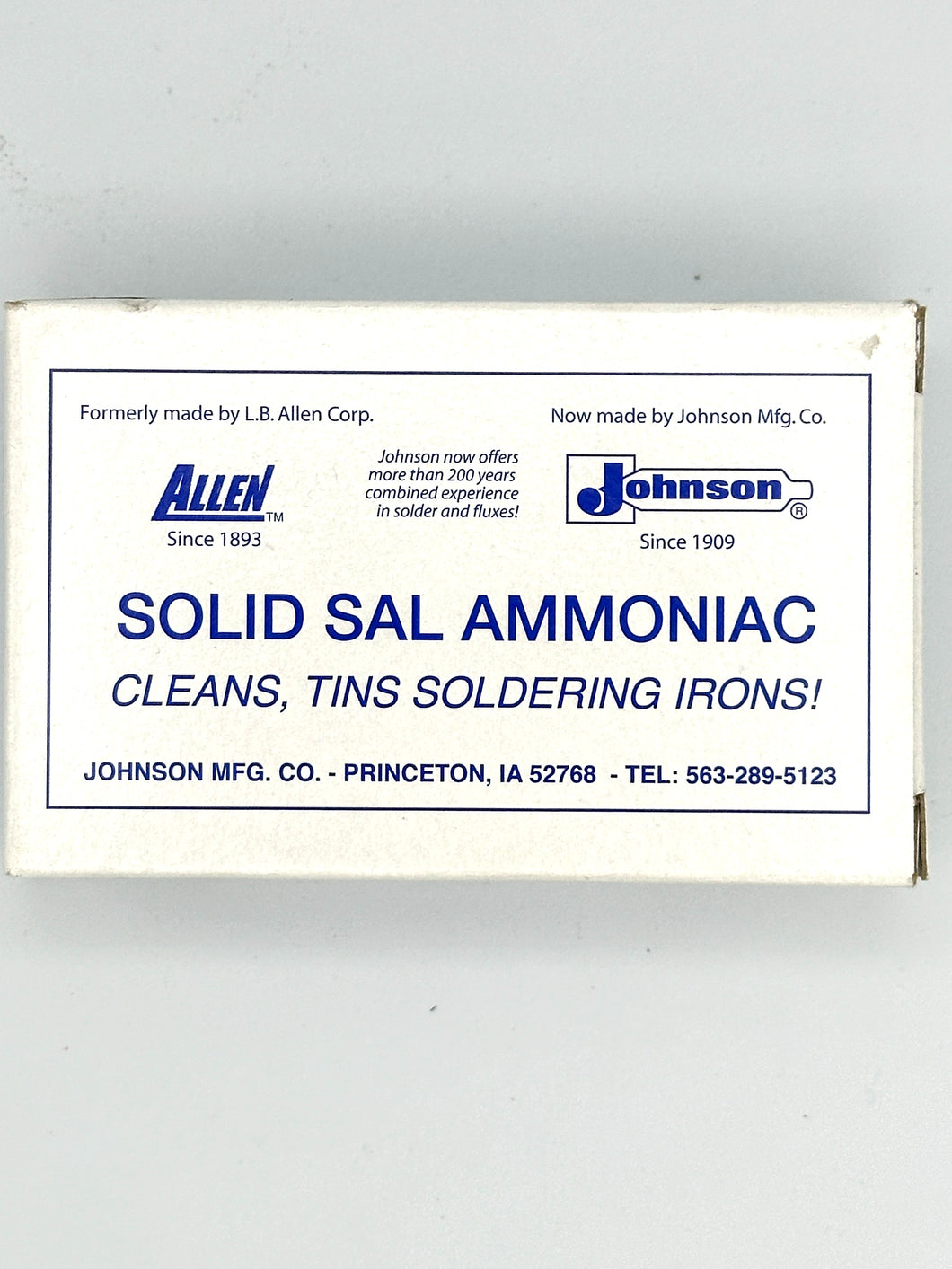 SAL AMMONIAC BAR 1/2 LB